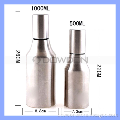 Stainless Steel 500ml/750ml/1000ml Olive Oil Bottle/Oil Container/Oil Vials